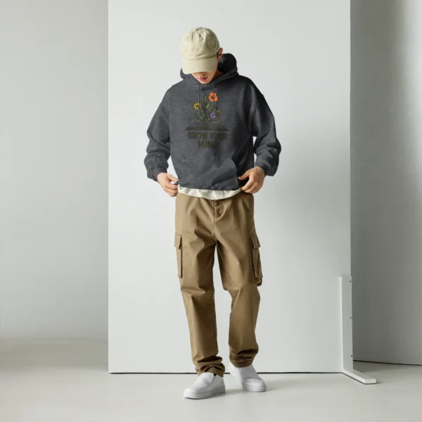 Grow Your Mind Hoodie – Cozy Book Lover Sweatshirt for Dreamers