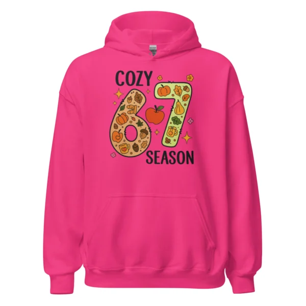 Cozy 67 Season Unisex Hoodie - Retro 67 Holiday Sweater