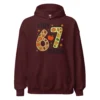 Cozy 67 Season Unisex Hoodie - Retro 67 Holiday Sweater