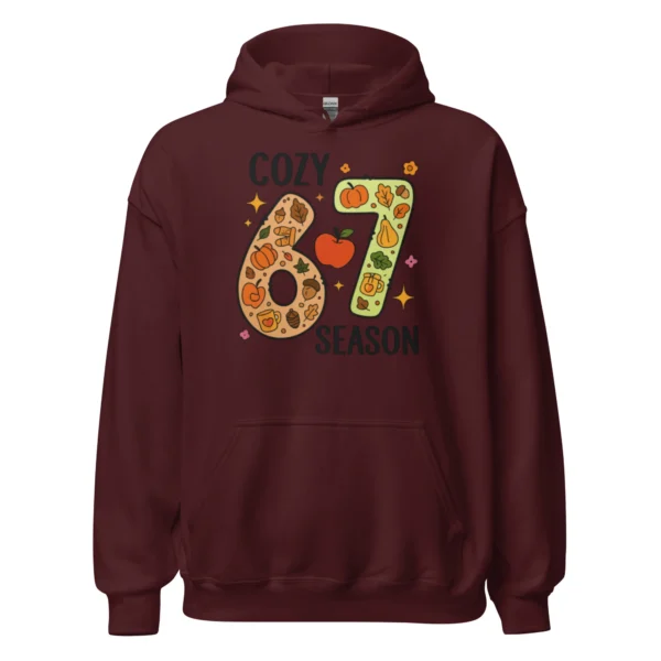 Cozy 67 Season Unisex Hoodie - Retro 67 Holiday Sweater