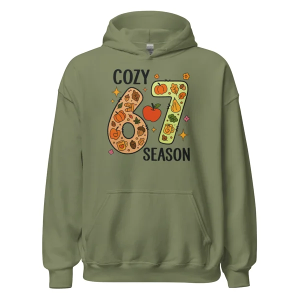 Cozy 67 Season Unisex Hoodie - Retro 67 Holiday Sweater
