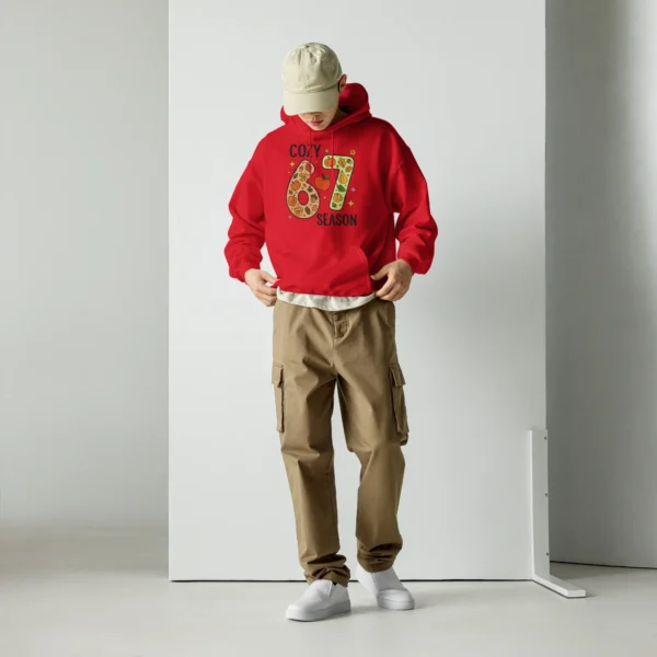 Cozy 67 Season Unisex Hoodie - Retro 67 Holiday Sweater