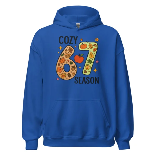 Cozy 67 Season Unisex Hoodie - Retro 67 Holiday Sweater