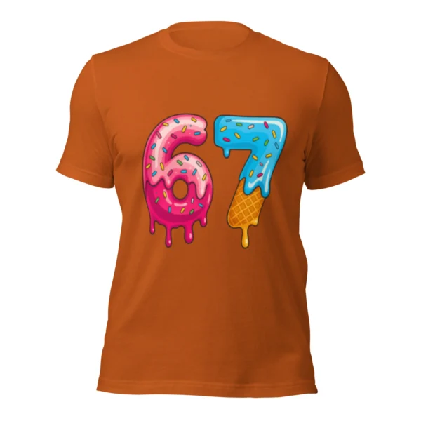 Sweet Treat 6 7 Aesthetic Tee - Cute Pastel Cartoon Shirt