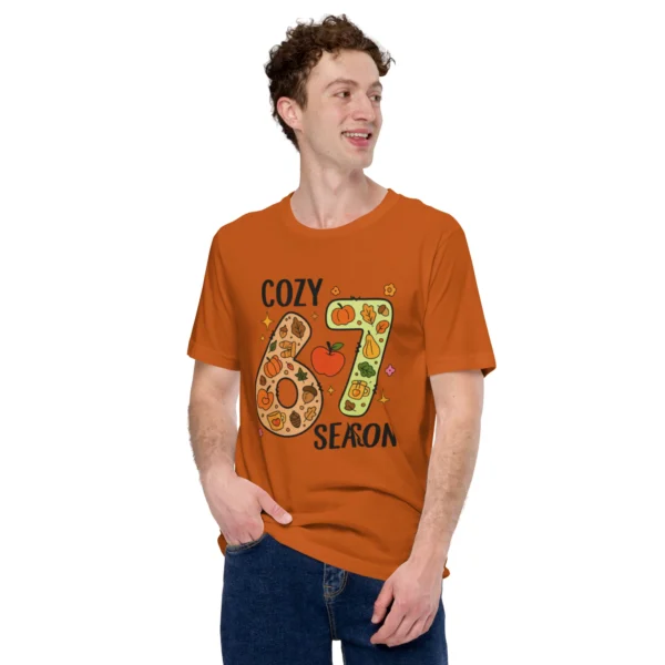 Cozy 67 Season T-Shirt - Cute & Warm Seasonal Style