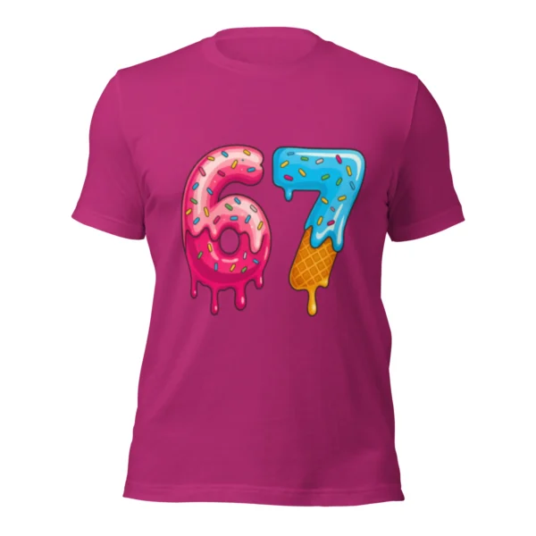 Sweet Treat 6 7 Aesthetic Tee - Cute Pastel Cartoon Shirt