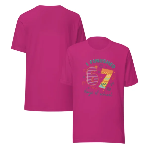 I Finished 67 Days of School - Classroom Celebration T-Shirt