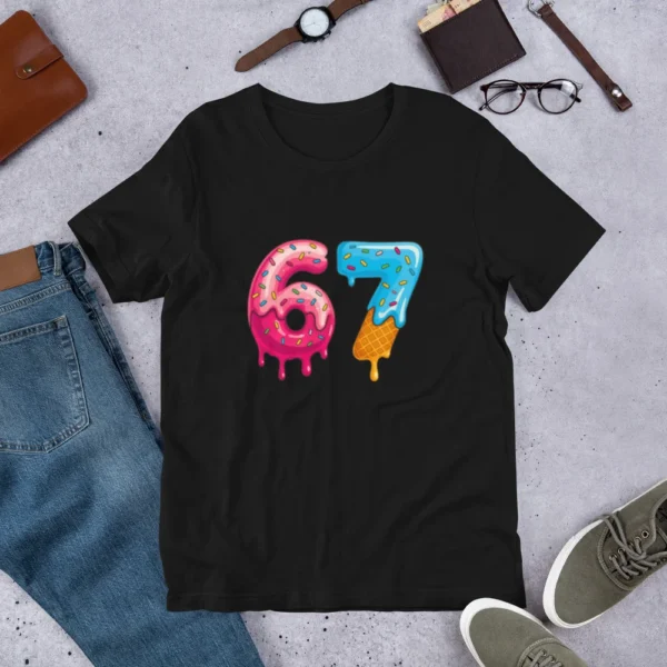 Sweet Treat 6 7 Aesthetic Tee - Cute Pastel Cartoon Shirt