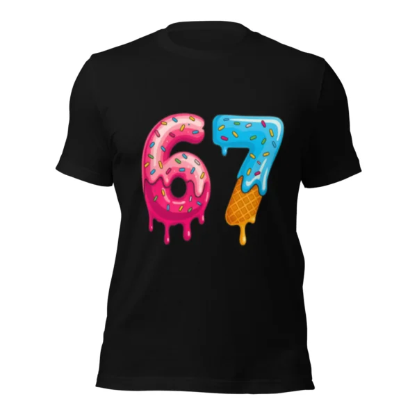 Sweet Treat 6 7 Aesthetic Tee - Cute Pastel Cartoon Shirt