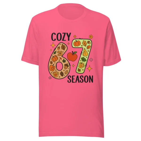 Cozy 67 Season T-Shirt - Cute & Warm Seasonal Style