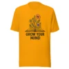 Grow Your Mind T-Shirt – Floral Book Lover Tee for Dreamers & Readers