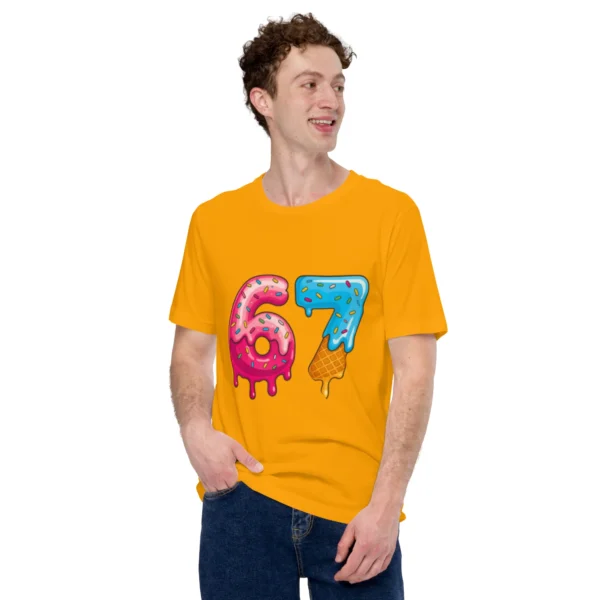 Sweet Treat 6 7 Aesthetic Tee - Cute Pastel Cartoon Shirt