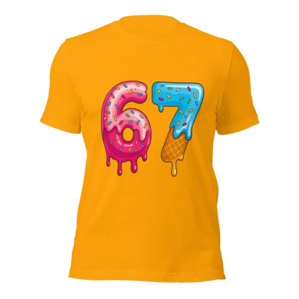 Sweet Treat 6 7 Aesthetic Tee - Cute Pastel Cartoon Shirt