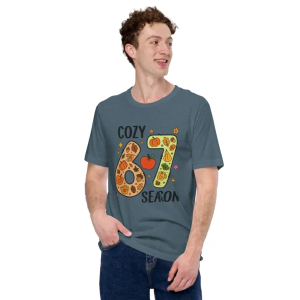 Cozy 67 Season T-Shirt - Cute & Warm Seasonal Style