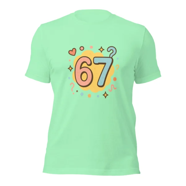 6 7 Mood Aesthetic Tee – Viral 2025 Trend