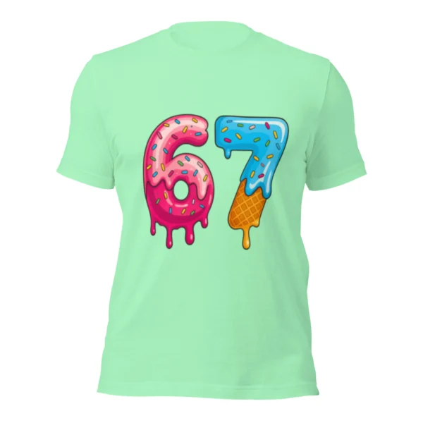 Sweet Treat 6 7 Aesthetic Tee - Cute Pastel Cartoon Shirt