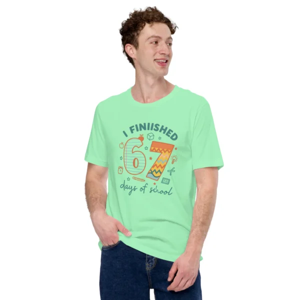 I Finished 67 Days of School - Classroom Celebration T-Shirt