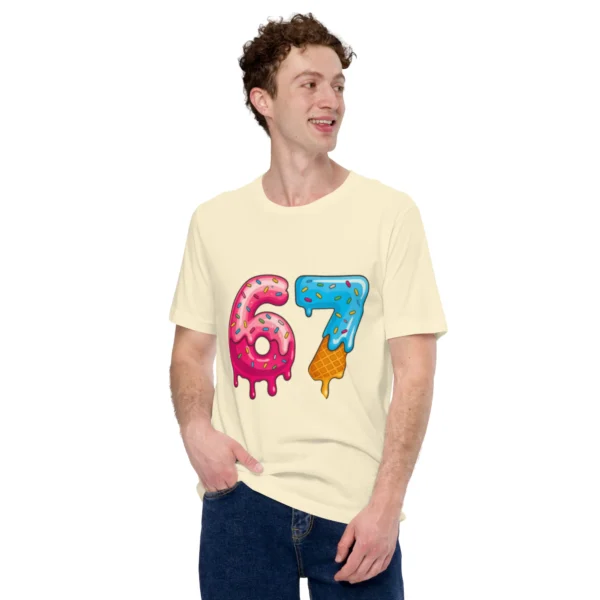 Sweet Treat 6 7 Aesthetic Tee - Cute Pastel Cartoon Shirt
