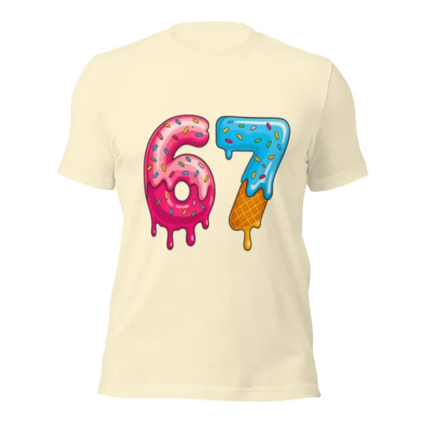 Sweet Treat 6 7 Aesthetic Tee - Cute Pastel Cartoon Shirt