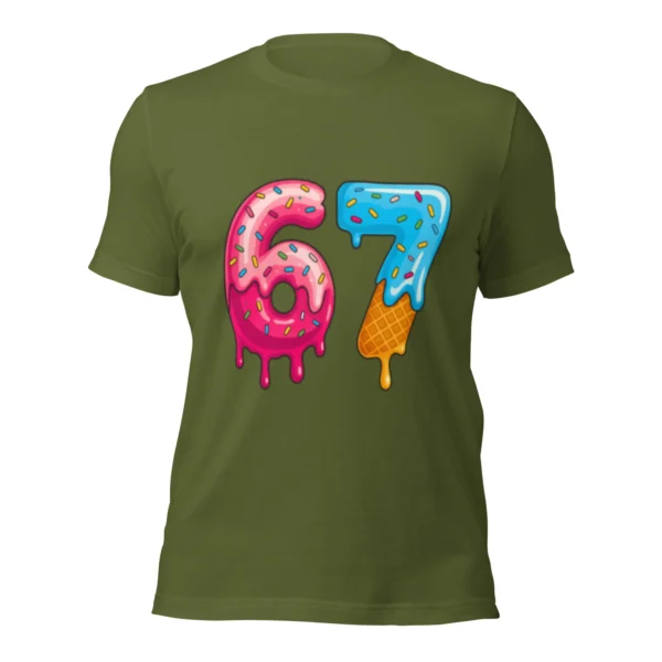 Sweet Treat 6 7 Aesthetic Tee - Cute Pastel Cartoon Shirt