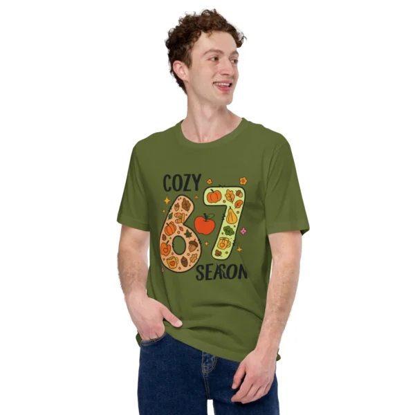 Cozy 67 Season T-Shirt - Cute & Warm Seasonal Style