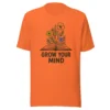 Grow Your Mind T-Shirt – Floral Book Lover Tee for Dreamers & Readers