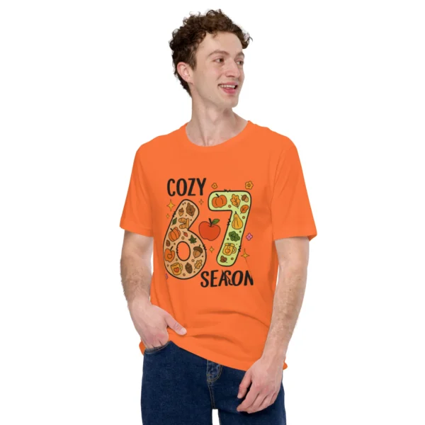 Cozy 67 Season T-Shirt - Cute & Warm Seasonal Style