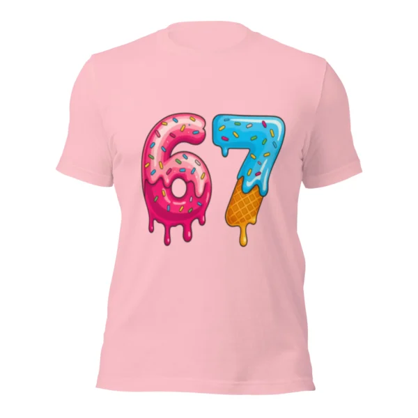 Sweet Treat 6 7 Aesthetic Tee - Cute Pastel Cartoon Shirt