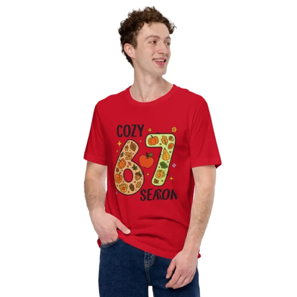 Cozy 67 Season T-Shirt - Cute & Warm Seasonal Style