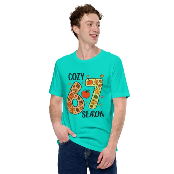 Cozy 67 Season T-Shirt - Cute & Warm Seasonal Style