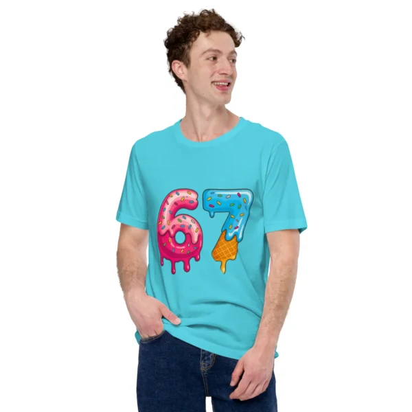 Sweet Treat 6 7 Aesthetic Tee - Cute Pastel Cartoon Shirt