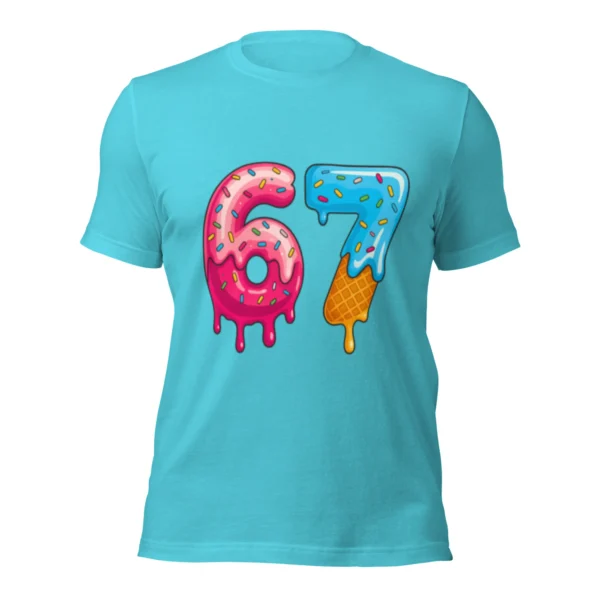 Sweet Treat 6 7 Aesthetic Tee - Cute Pastel Cartoon Shirt