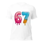 Sweet Treat 6 7 Aesthetic Tee - Cute Pastel Cartoon Shirt
