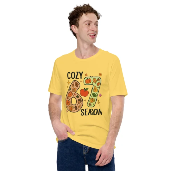 Cozy 67 Season T-Shirt - Cute & Warm Seasonal Style