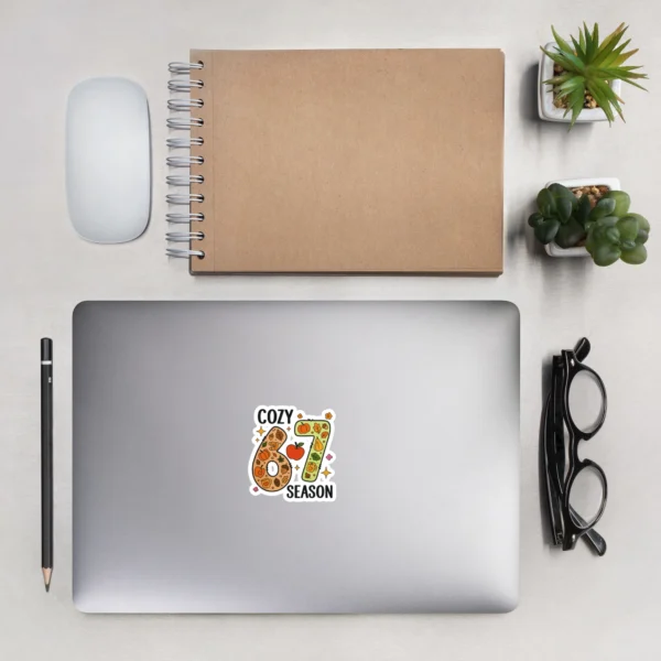 Cozy 67 Season Sticker - Perfect For decorating everyday essentials
