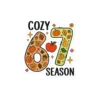 Cozy 67 Season Sticker - Perfect For decorating everyday essentials