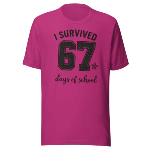 I Survived 67 Days of School Shirt – Funny End of Year Tee