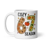 Cozy 67 Season Fall Mug – Autumn Aesthetic Coffee Cup