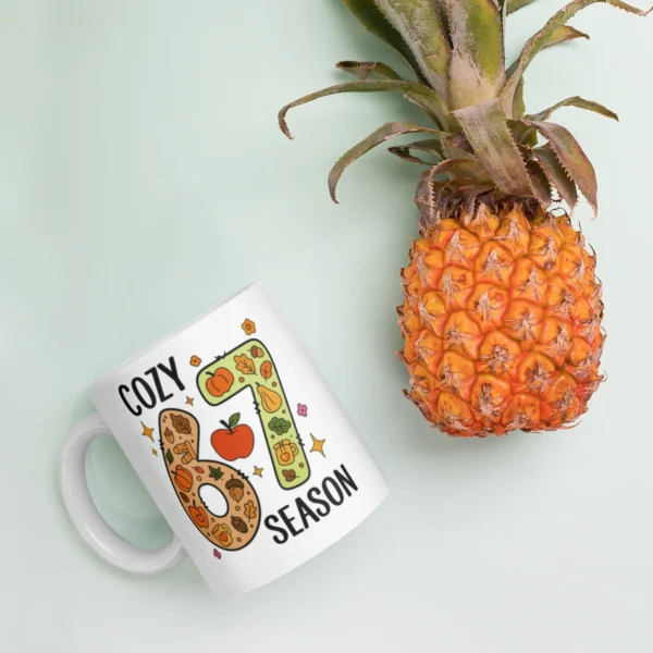 Cozy 67 Season Fall Mug – Autumn Aesthetic Coffee Cup