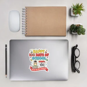 Happy 100 Days of School Stickers – We’re 100 Days Smarter