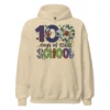 100 Days of School Football Shirt - Cute School Celebration Tee
