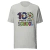 100 Days of School Football Shirt - Cute School Celebration Tee