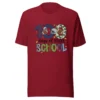 100 Days of School Football Shirt - Cute School Celebration Tee