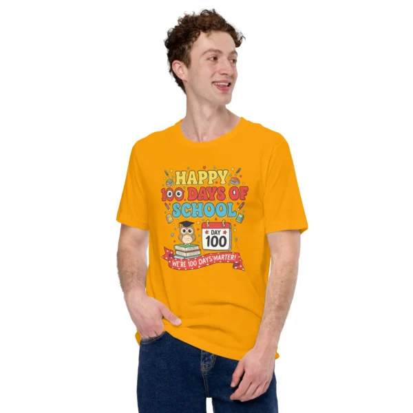 Happy 100 Days of School Shirt – We’re 100 Days Smarter Celebration Tee