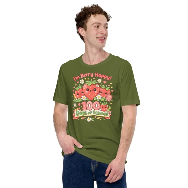 I’m Berry Happy 100 Days of School – Cute Strawberry T-Shirt