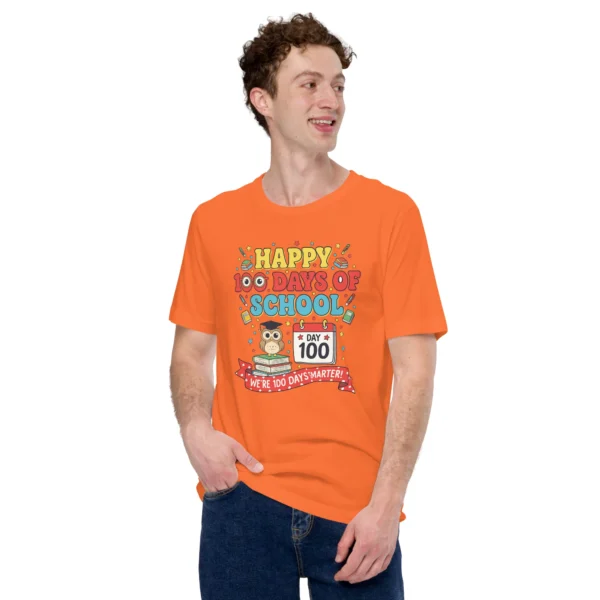 Happy 100 Days of School Shirt – We’re 100 Days Smarter Celebration Tee