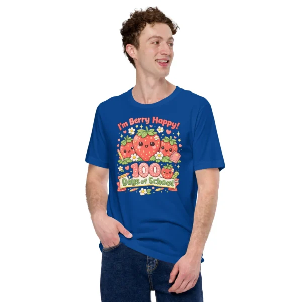 I’m Berry Happy 100 Days of School – Cute Strawberry T-Shirt