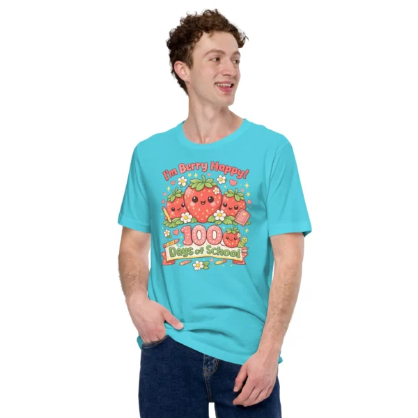 I’m Berry Happy 100 Days of School – Cute Strawberry T-Shirt