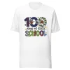 100 Days of School Football Shirt - Cute School Celebration Tee