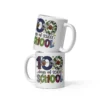 100 Days of School Football Mug – Fun School Milestone Coffee Cup